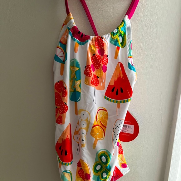BNWT Hatley girls fruit swimsuit - Picture 1 of 5